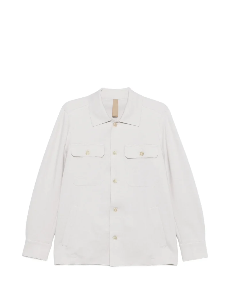 Camasa Eleventy Buttoned Shirt gri