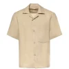 Camasa Eleventy Short-Sleeves bej