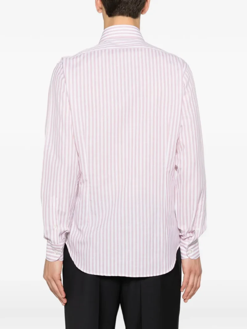 Alternative view of Camasa Eleventy Striped-Print Long-Sleeve roz