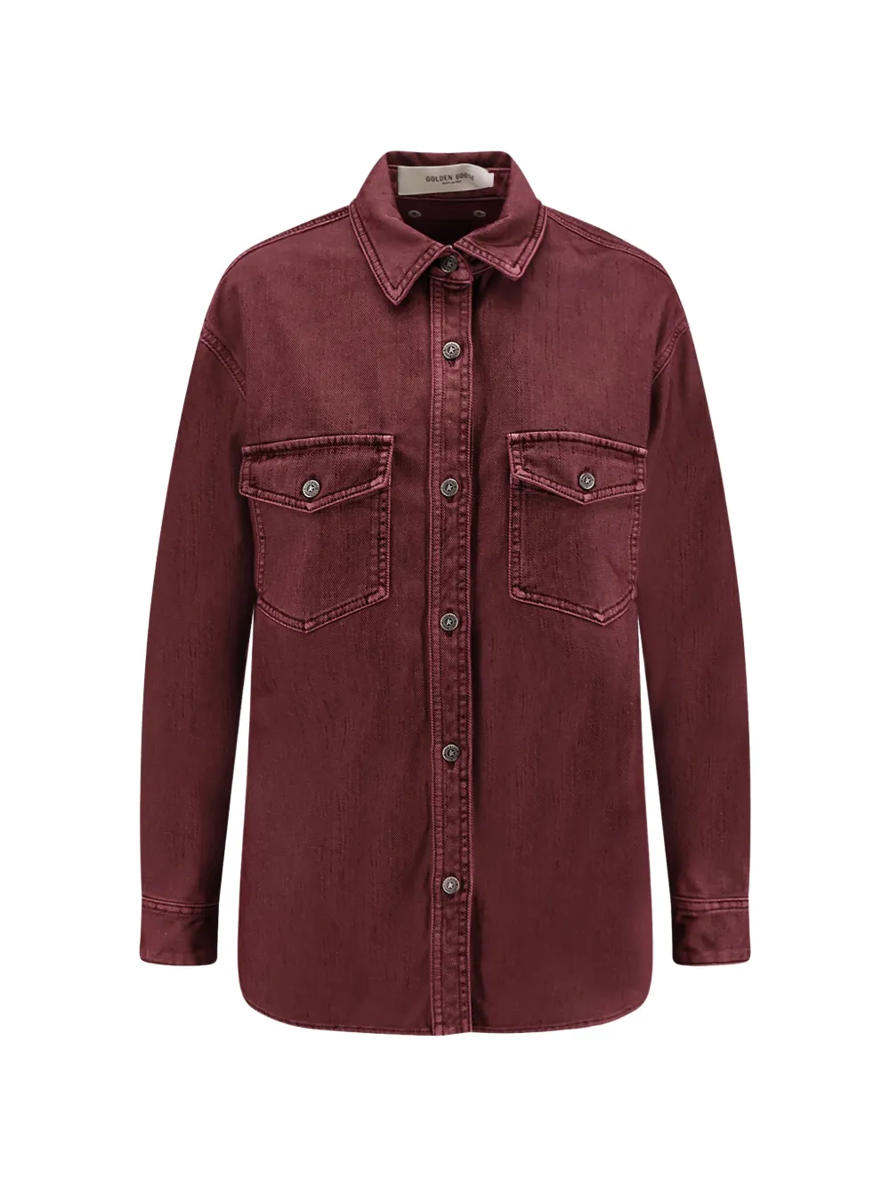 Camasa Golden Goose Pocket visiniu