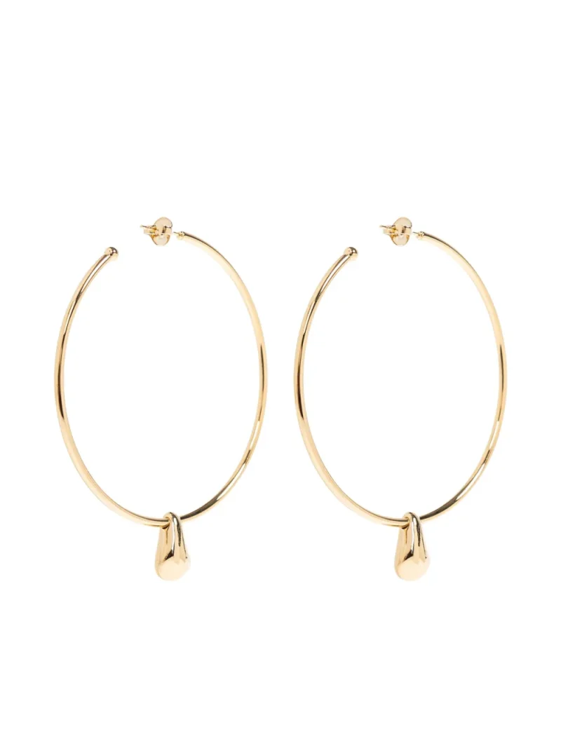 Cercei Isabel Marant Teardrop-Detail Hoop auriu