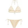 Costum de baie Zimmermann Crochet Ruffled bej
