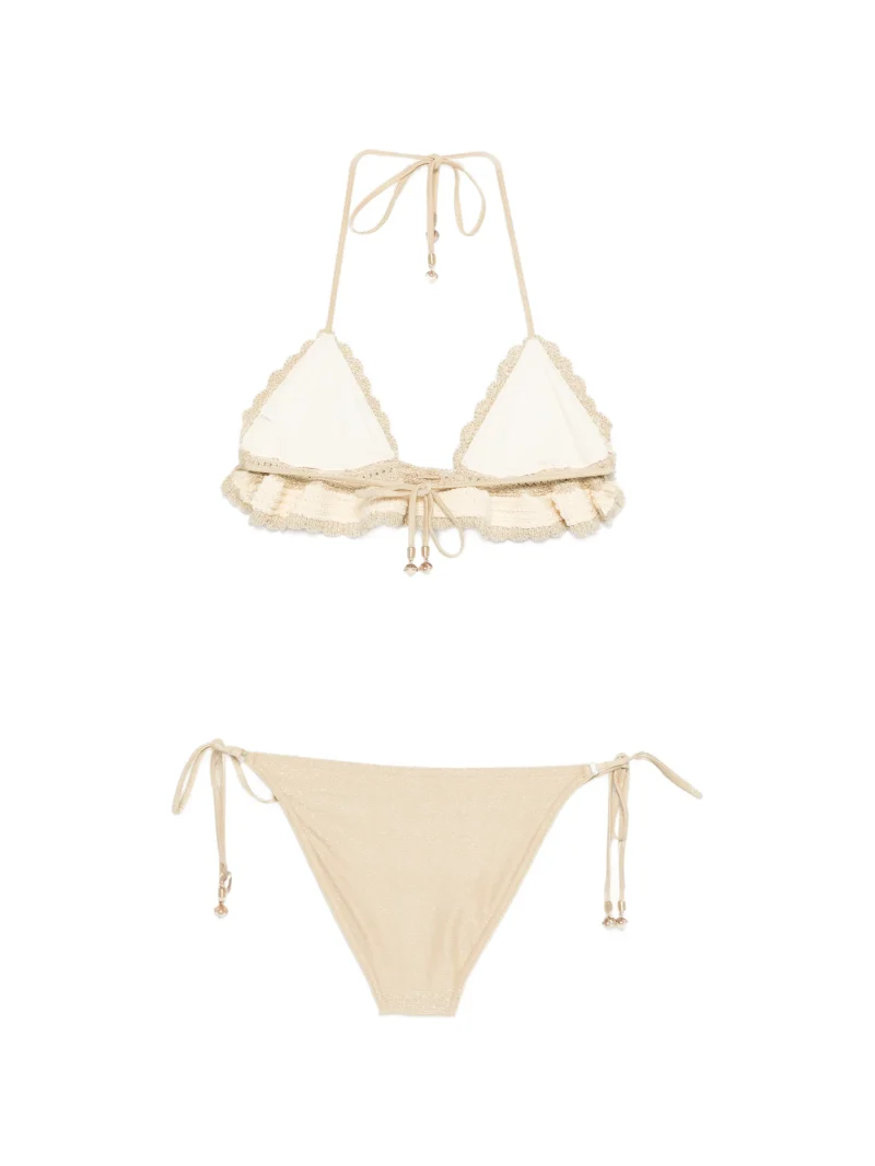 Alternative view of Costum de baie Zimmermann Crochet Ruffled bej