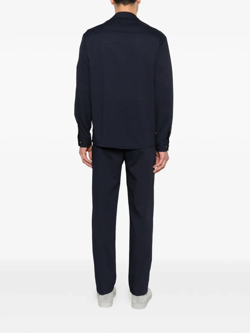 Alternative view of Costum Eleventy Textured bleumarin