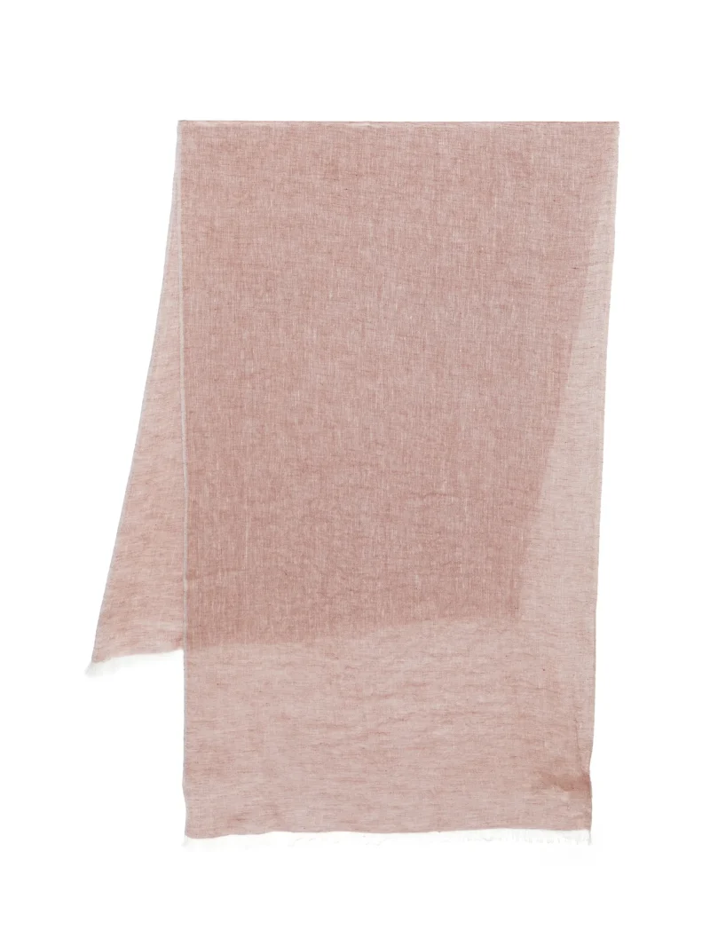 Esarfa eleventy Fringed roz