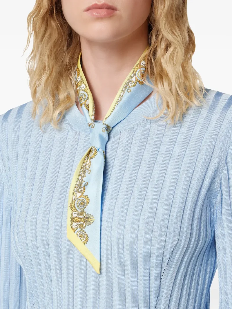 Alternative view of Esarfa Versace Baroque-Print albastru