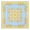 Esarfa Versace Spring Barocco Printed Silk albastru