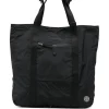 Geanta Stone Island Logo-Patch Tote negru