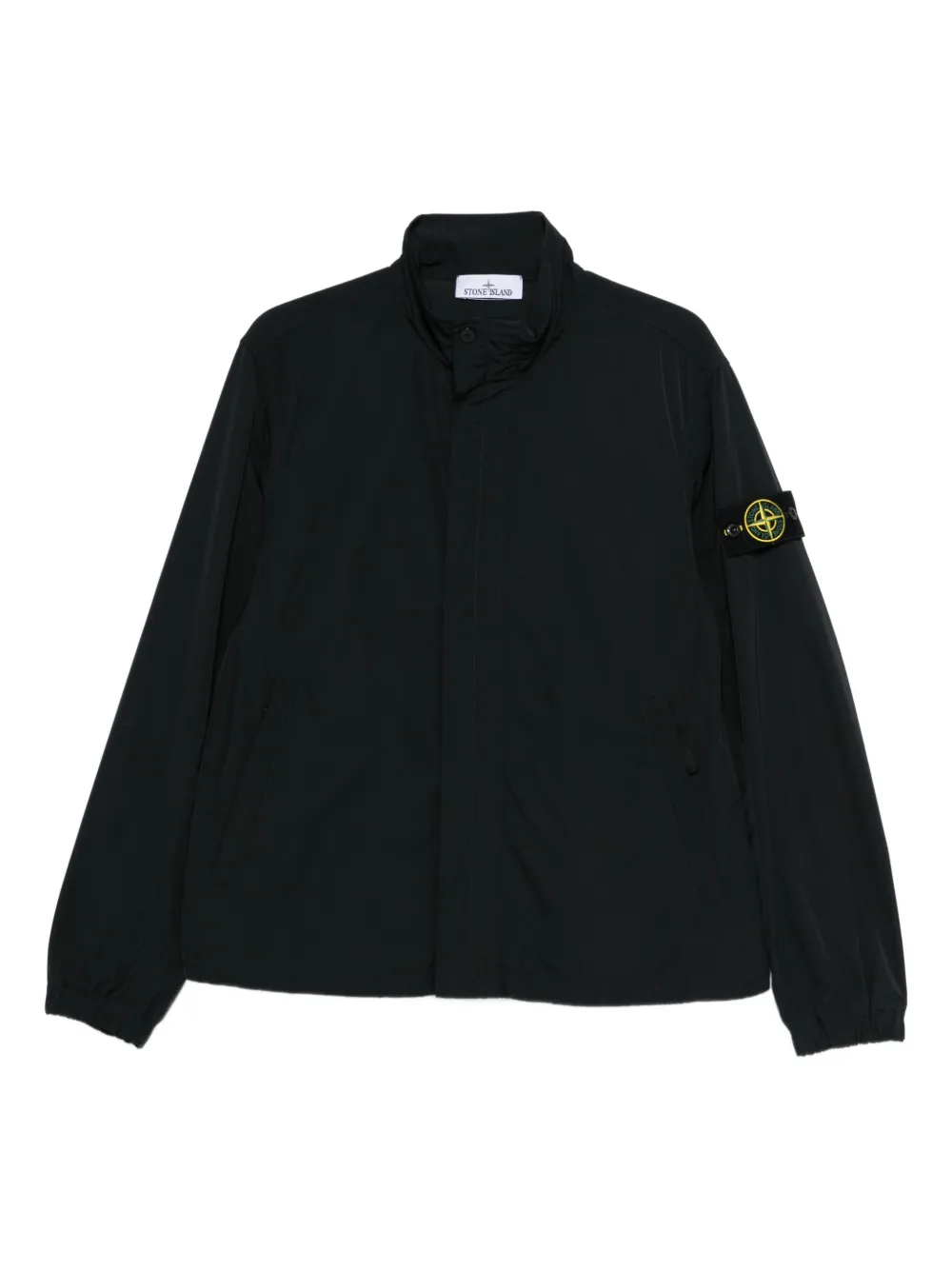 Jacheta Stone Island Logo-Patch negru