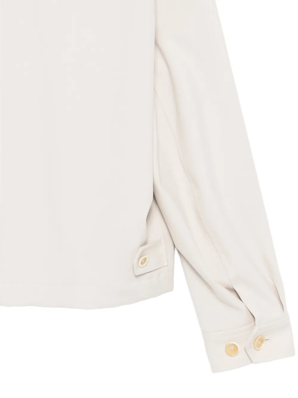 Jacheta Zip-Up TOM FORD ecru - imagine 3