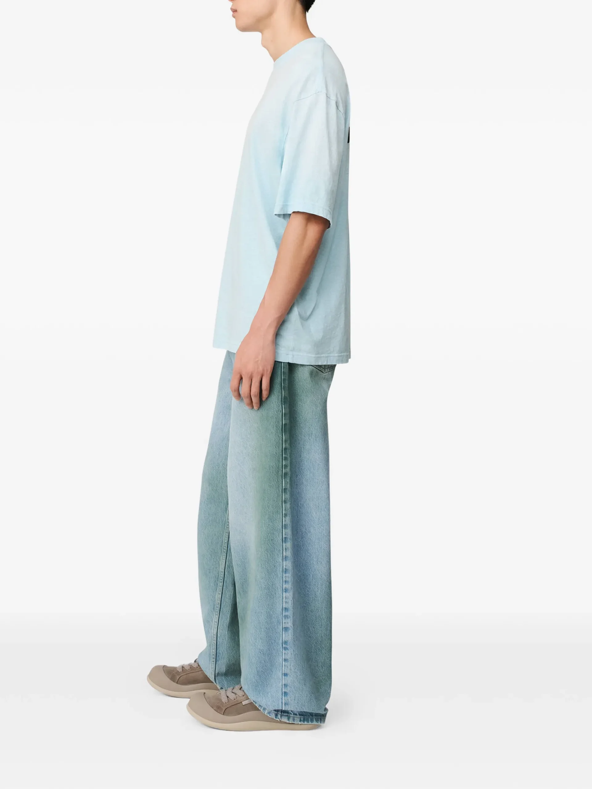 Jeans Axel Arigato Spray Relaxed albastru - imagine 3