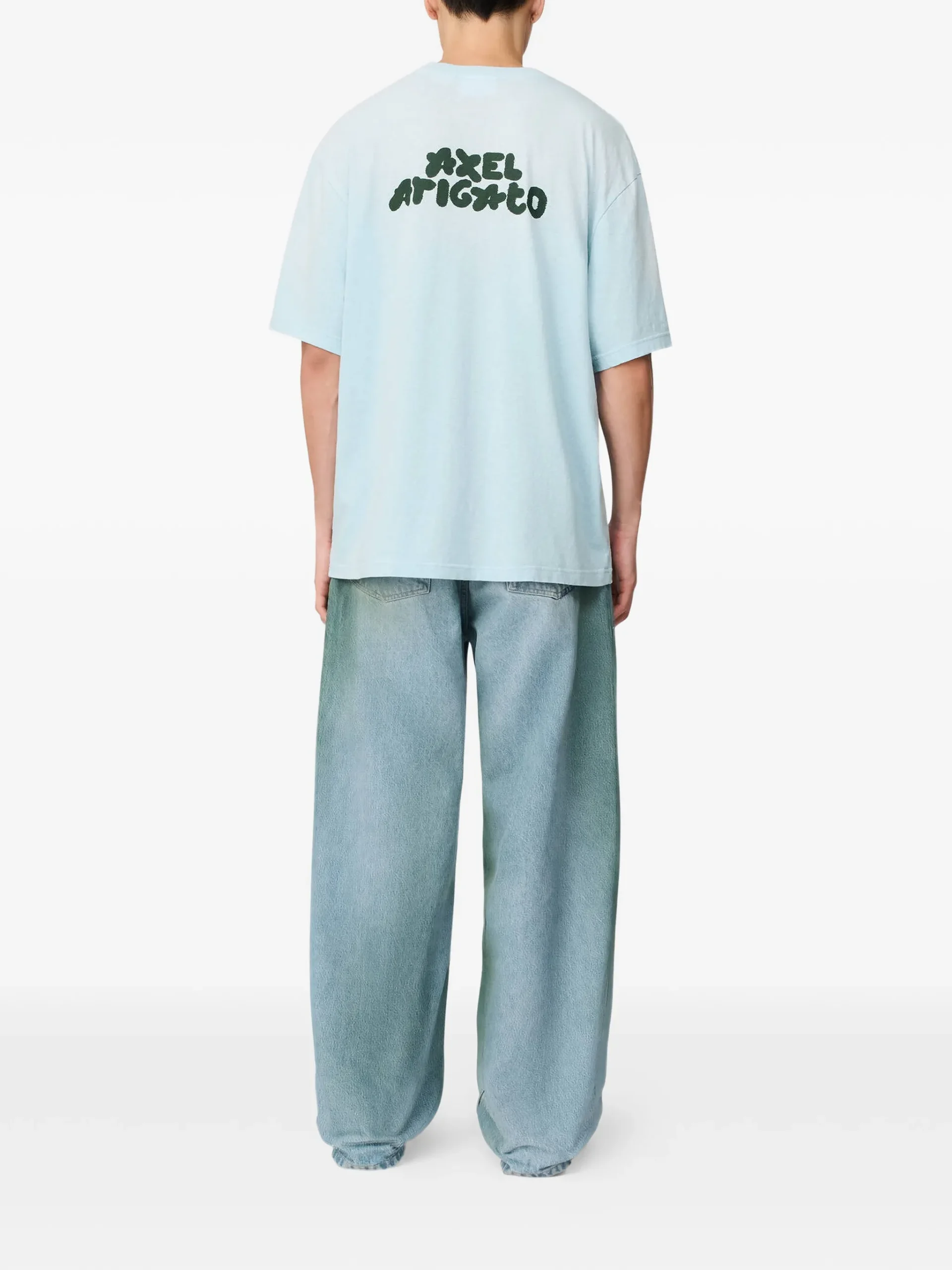 Jeans Axel Arigato Spray Relaxed albastru - imagine 2