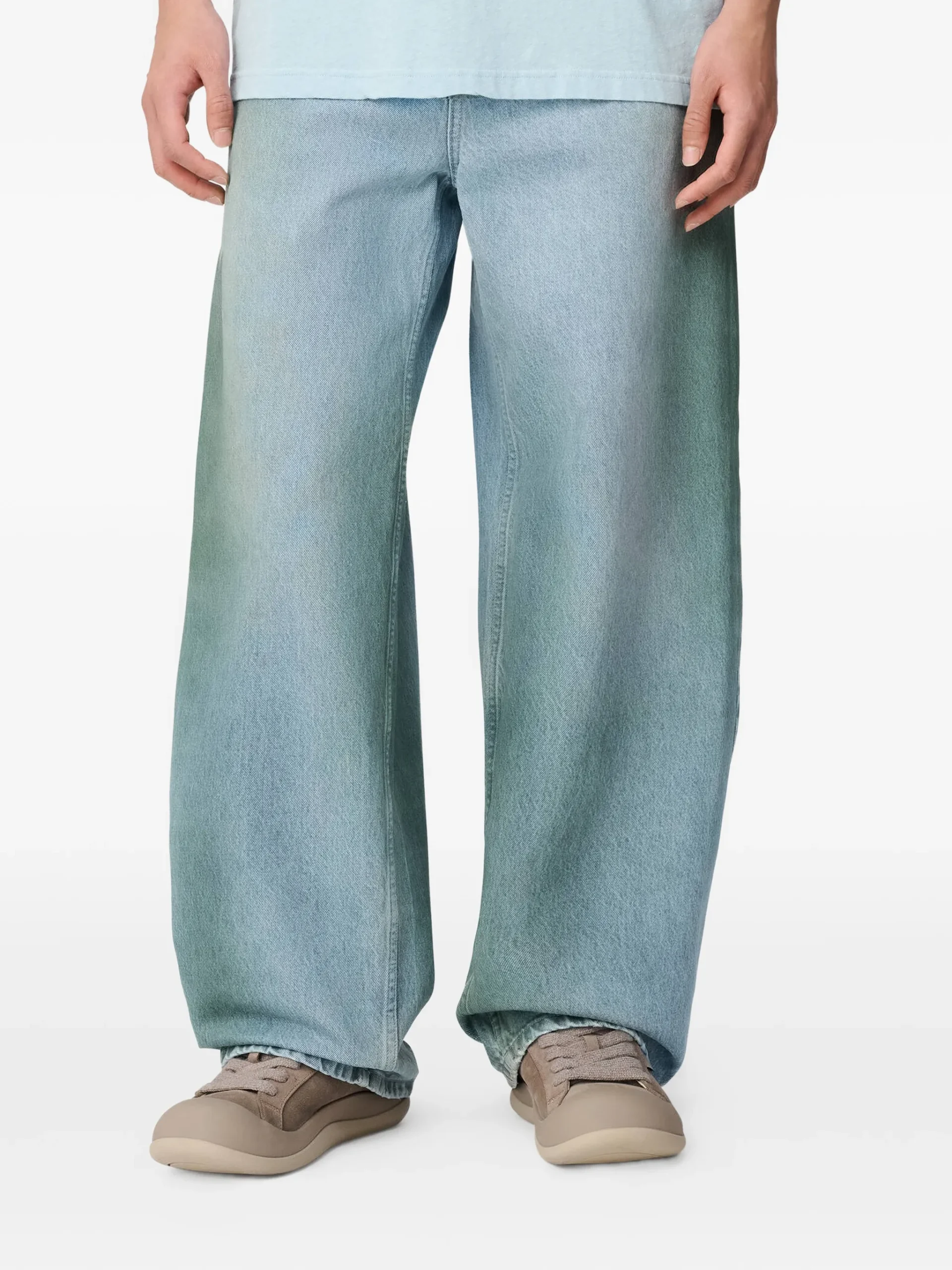 Jeans Axel Arigato Spray Relaxed albastru - imagine 5