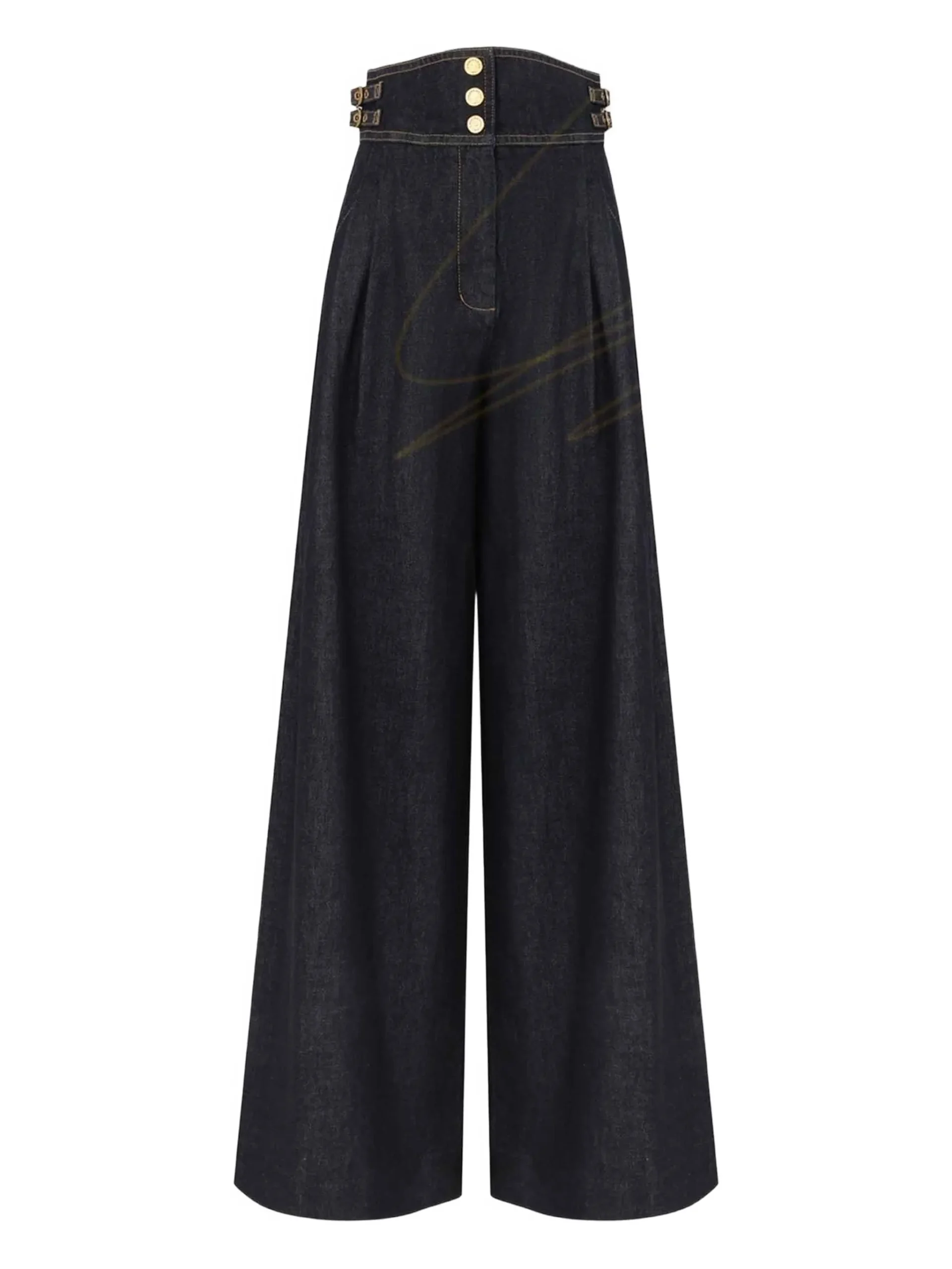 Jeans Zimmermann High-Waist Rebellion Flared bleumarin