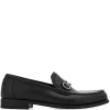 Loafers Ferragamo Gancini-Buckle negru