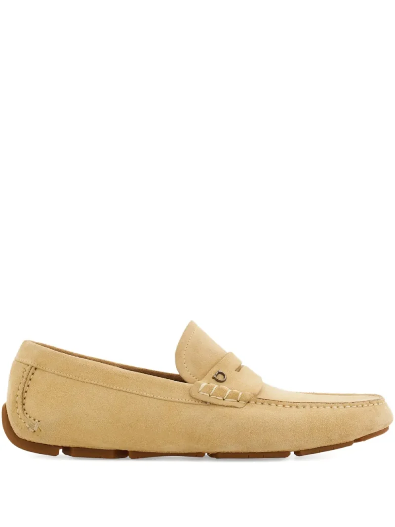 Loafers Ferragamo Gancini-Plaque ecru