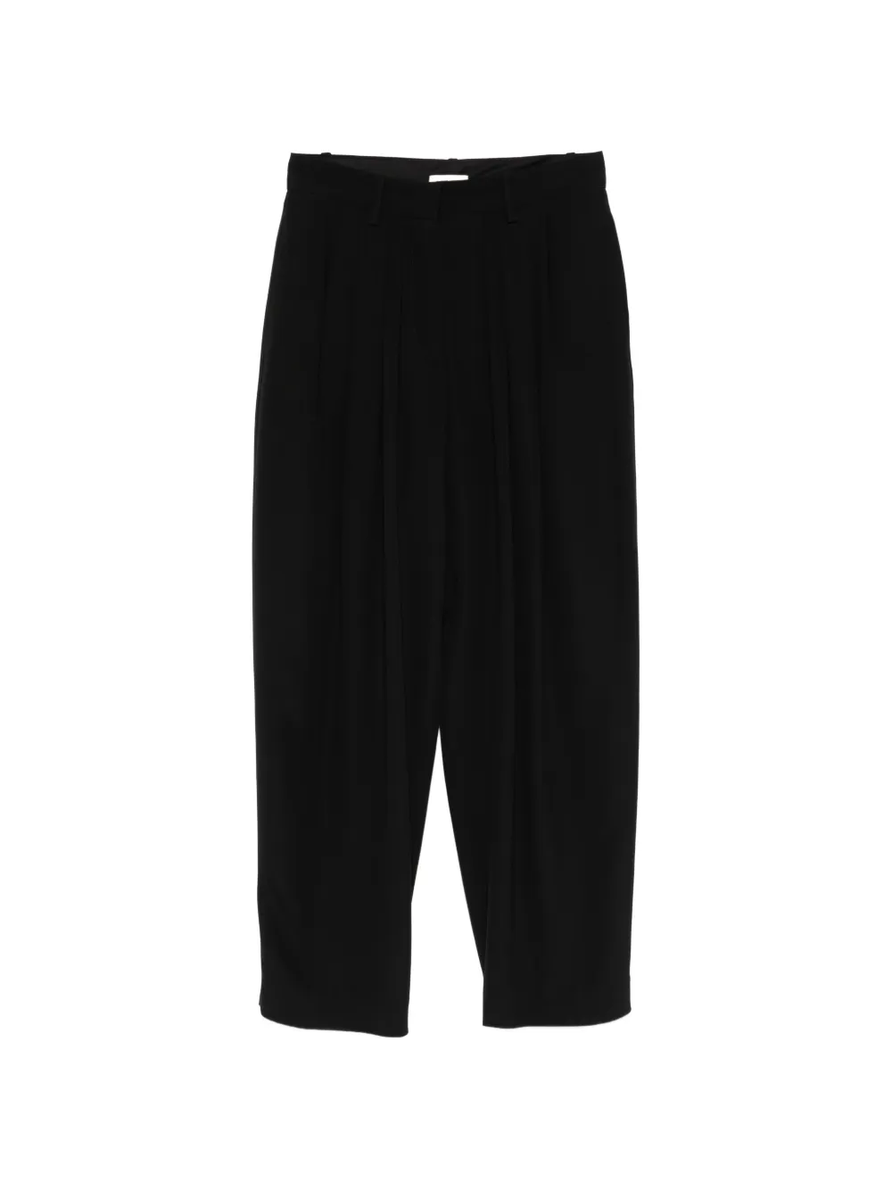 Pantaloni Isabel Marant Janice Pleated negru