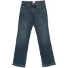 Pantaloni denim Isabel Marant Frayed-Edges albastru