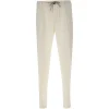 Pantaloni Eleventy Drawstring Flap alb