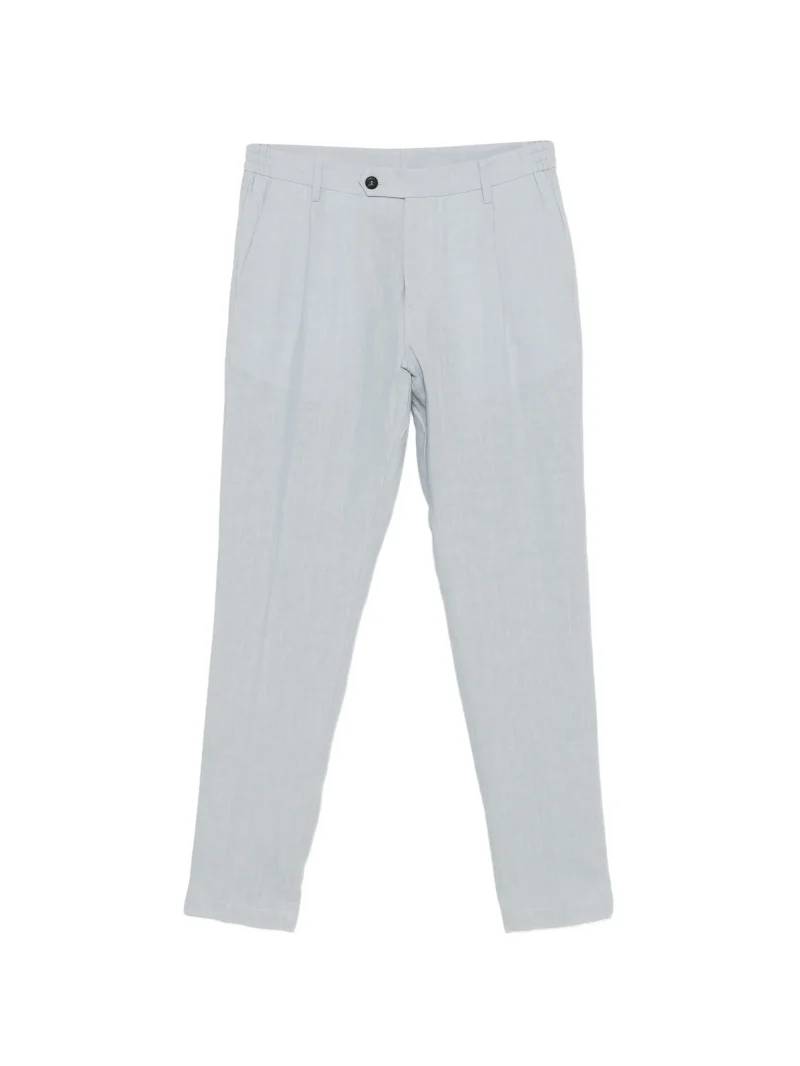 Pantaloni Eleventy Pleated albastru