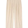 Pantaloni Isabel Marant Janice Pleated ecru