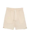 Pantaloni scurti Eleventy Drawstring Deck bej