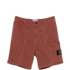 Pantaloni Stone Island Logo-Patch Cargo maro