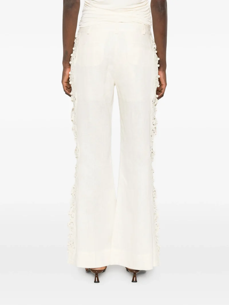 Alternative view of Pantaloni Zimmermann Awaken Embroidered ecru