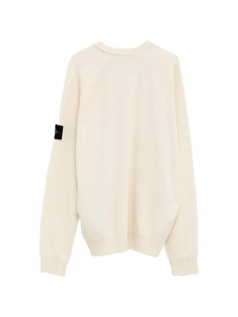 Alternative view of Pluvore Stone Island Texture Patch-Detail ecru