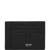 Portcard TOM FORD Logo-Print Leather negru