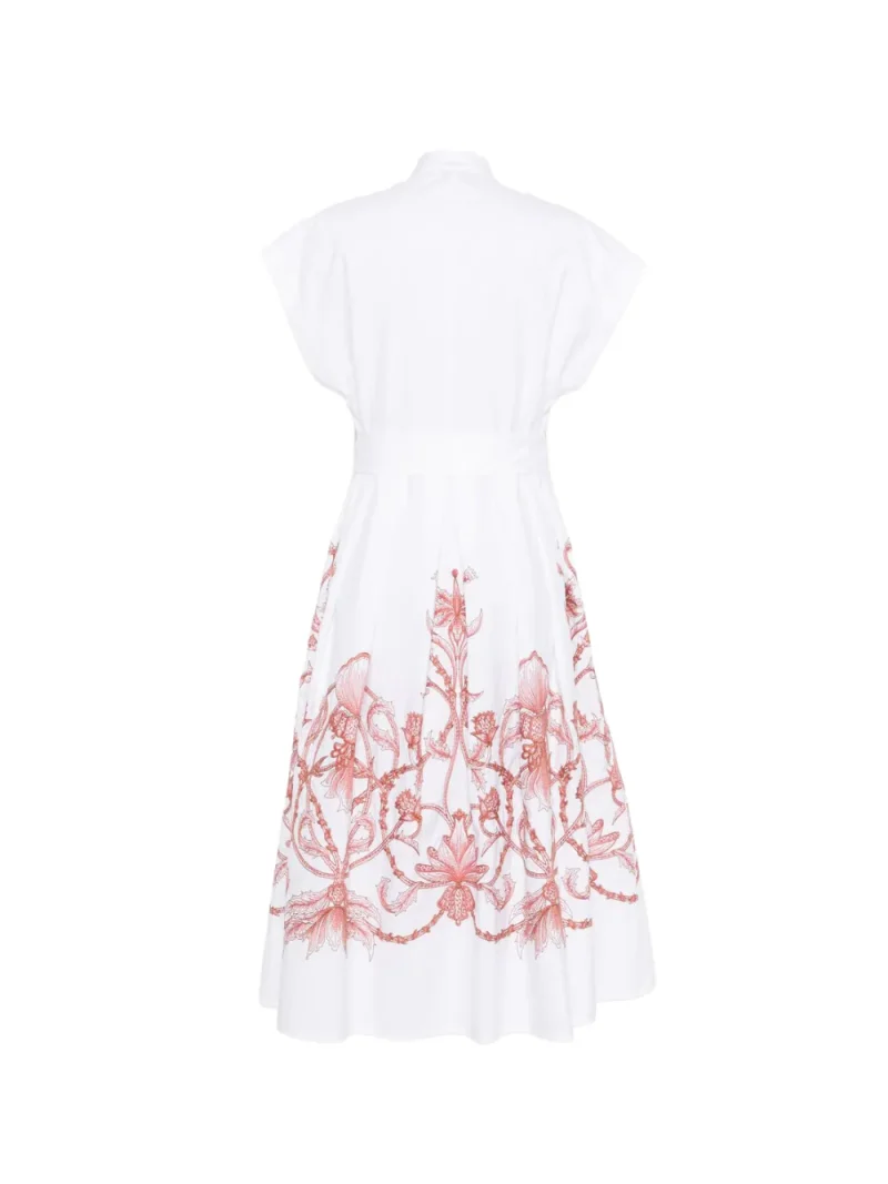Alternative view of Rochie midi Eleventy Floral-Print alb