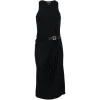 Rochie midi TOM FORD Belted negru