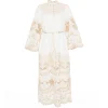 Rochie midi Zimmermann Embroidered bej