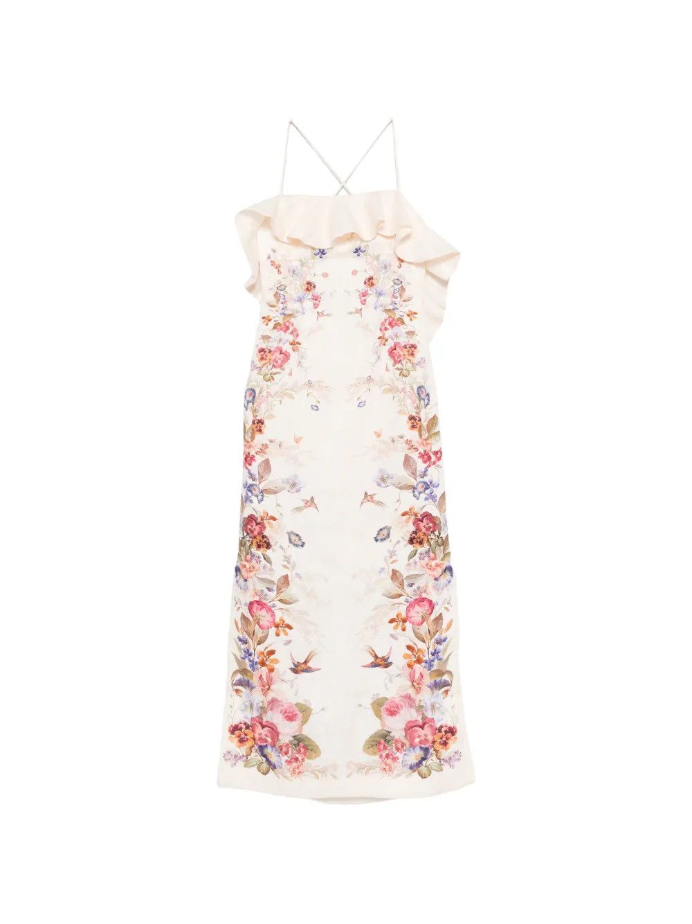 Rochie midi ZIMMERMANN Patience Frill multicolor
