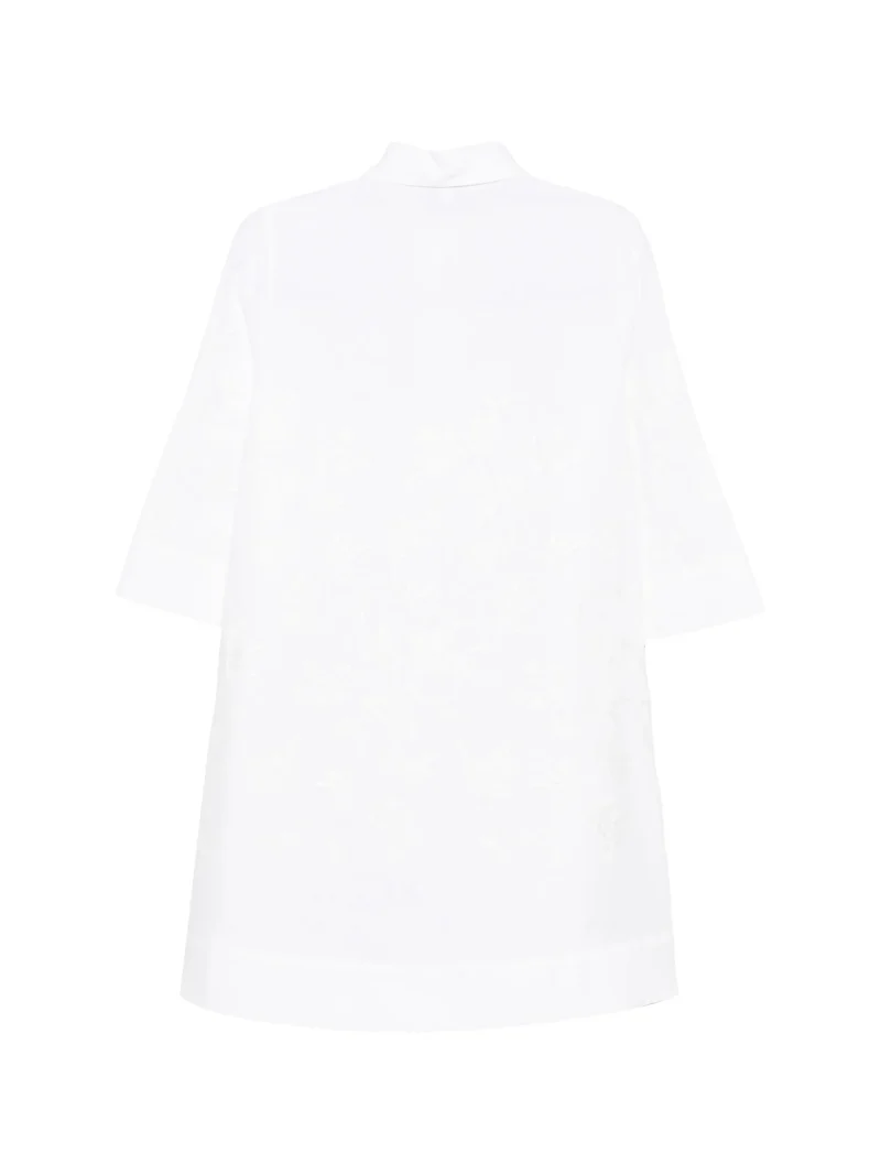 Alternative view of Rochie mini Eleventy Floral-Pattern alb