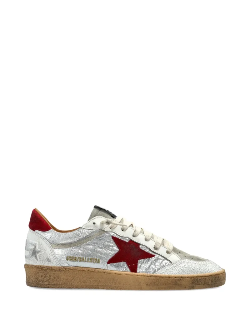 Sneakers Golden Goose Ball Star argintiu