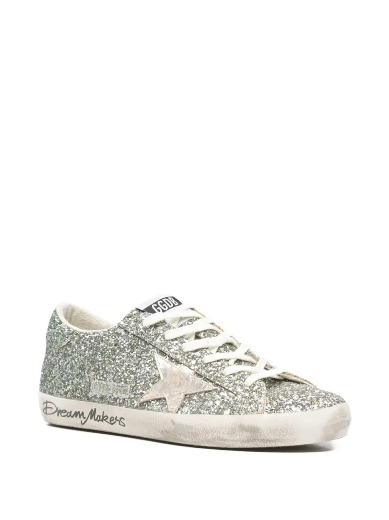 Alternative view of Sneakers Golden Goose glitter star-detail gri