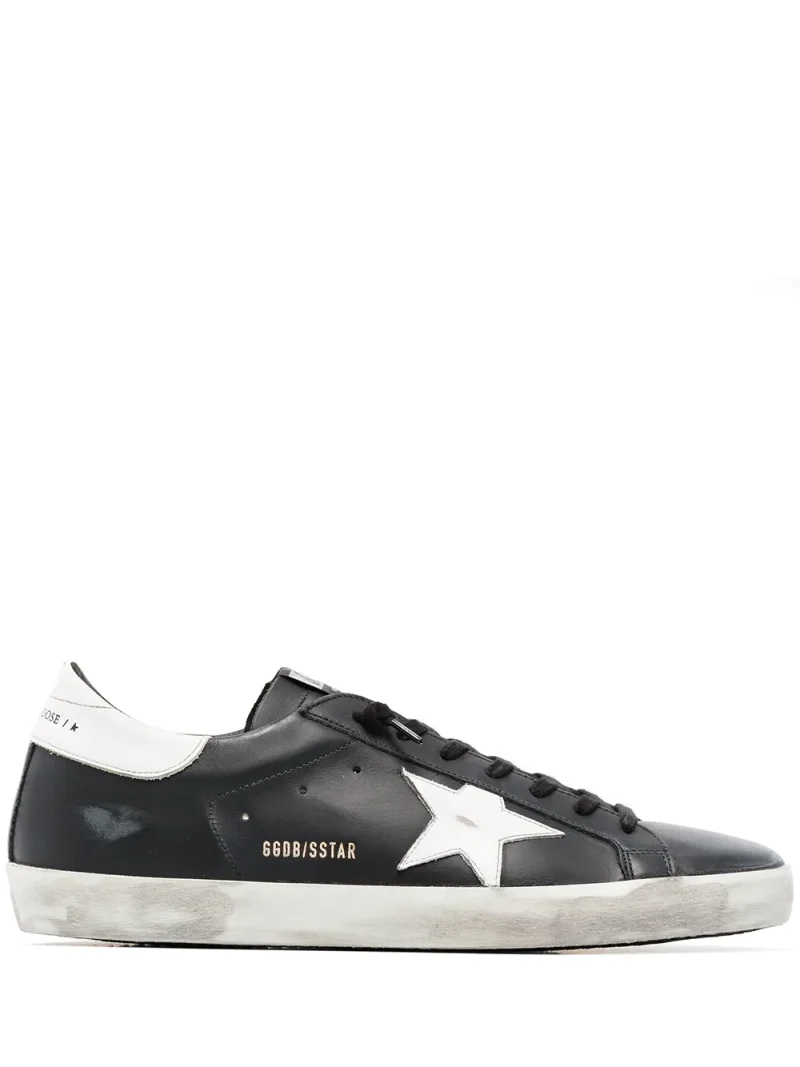 Sneakers Golden Goose star-applique negru