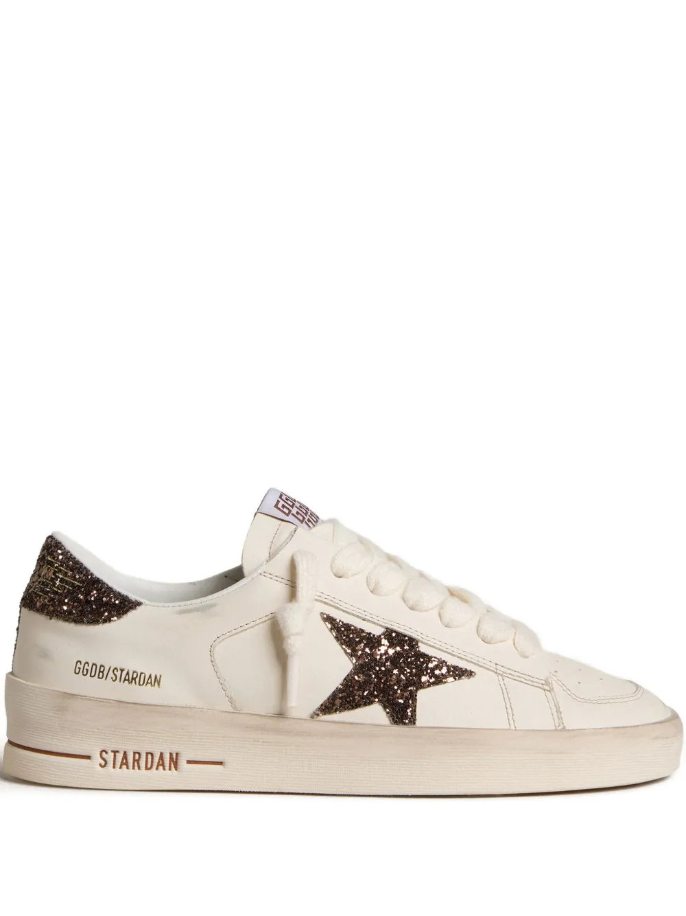 Sneakers Golden Goose Stardan Lace-Up alb