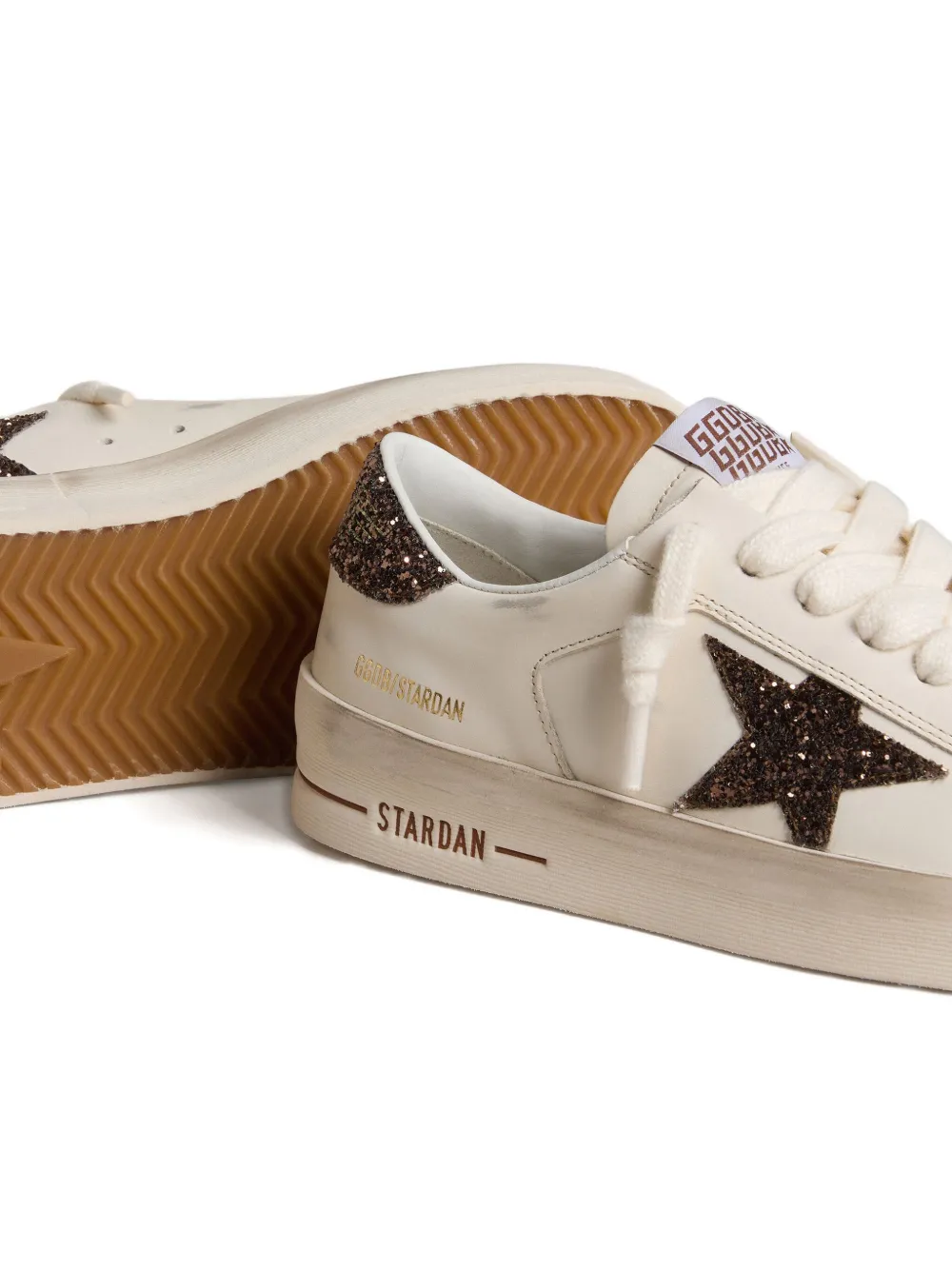 Sneakers Golden Goose Stardan Lace-Up alb - imagine 4