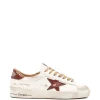 Sneakers Golden Goose Stardan Leather Star-Motif alb
