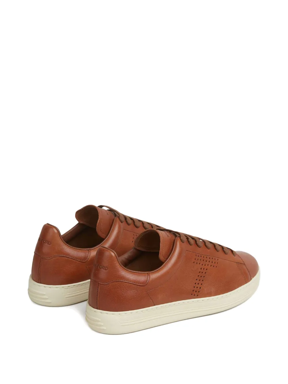 Sneakers TOM FORD Perforated-Logo maro - imagine 2