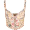 Top ZIMMERMANN Rebellion Corded Bustier beige