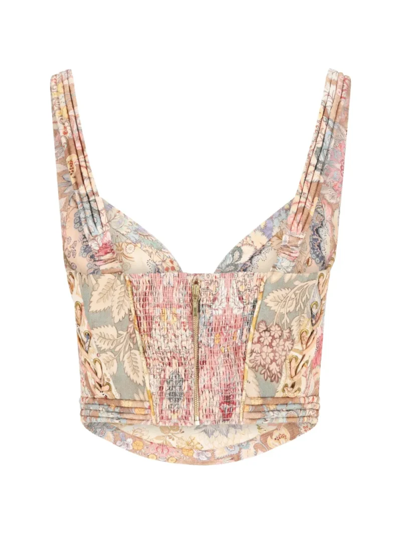 Alternative view of Top ZIMMERMANN Rebellion Corded Bustier beige