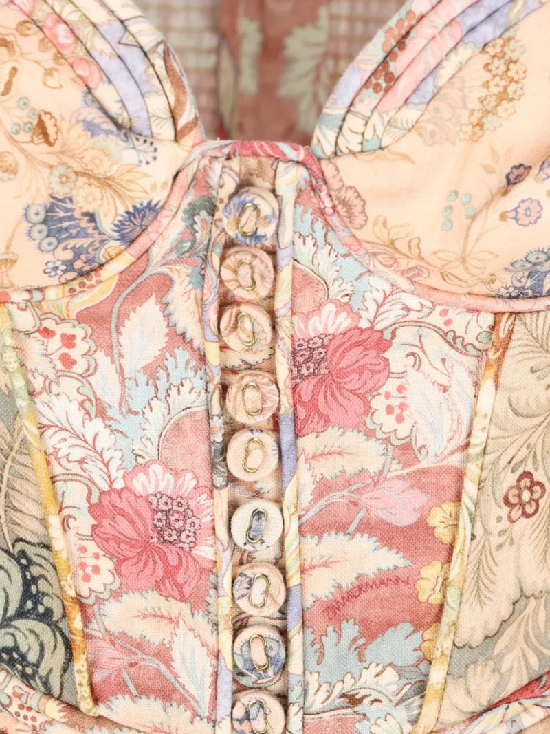 Top ZIMMERMANN Rebellion Corded Bustier beige - imagine 3