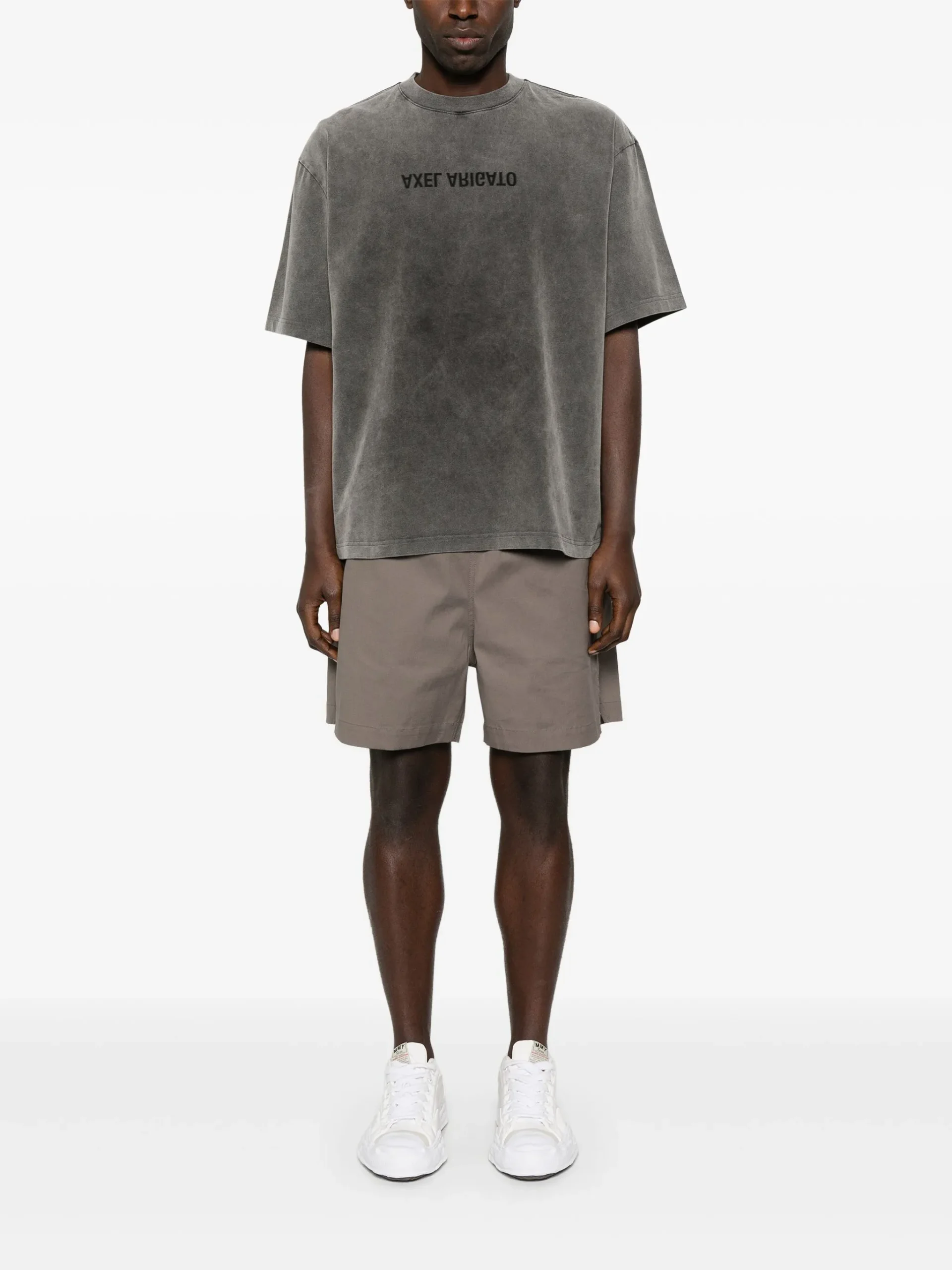 Tricou Axel Arigato Distort negru - imagine 3