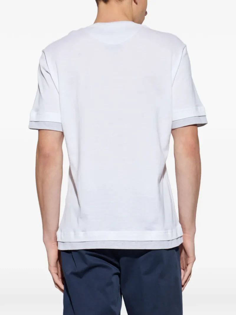 Alternative view of Tricou Eleventy Layered-Effect alb