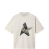 Tricou Golden Goose star-print alb