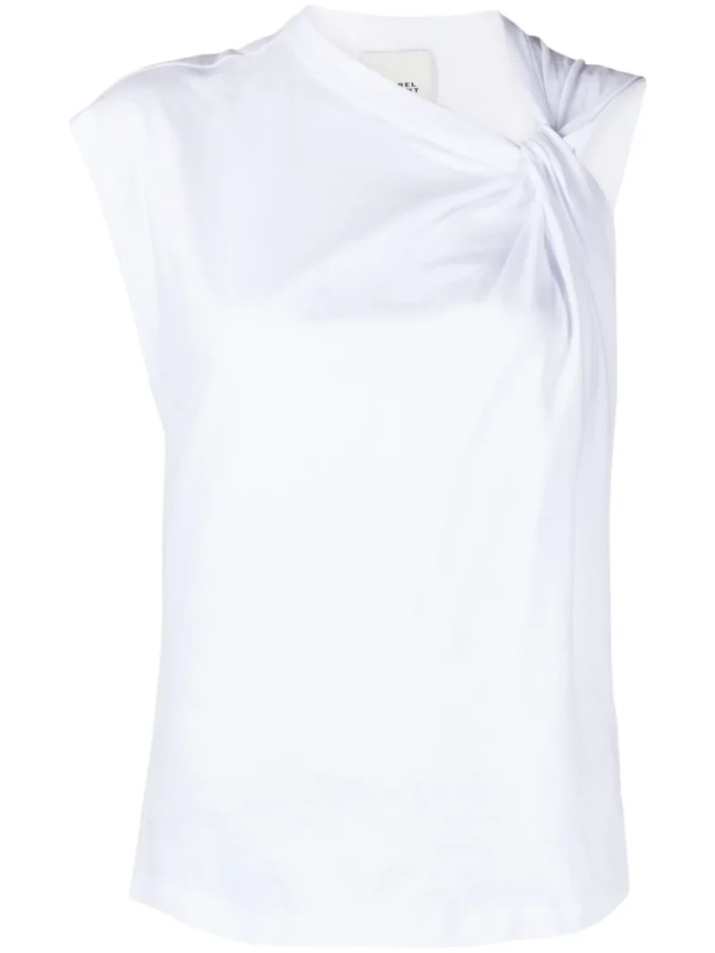 Tricou Isabel Marant Nayda Cotton alb