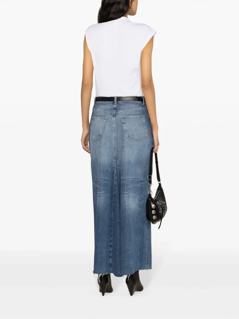 Alternative view of Tricou Isabel Marant Nayda Cotton alb